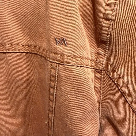 RVCA Women's Orange Military like Jacket. Pre-Loved. - Picture 7 of 10